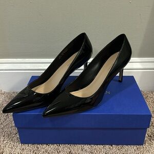 Stuart Weitzman Leigh Patent Leather Pumps